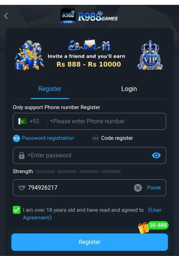 R988 Game